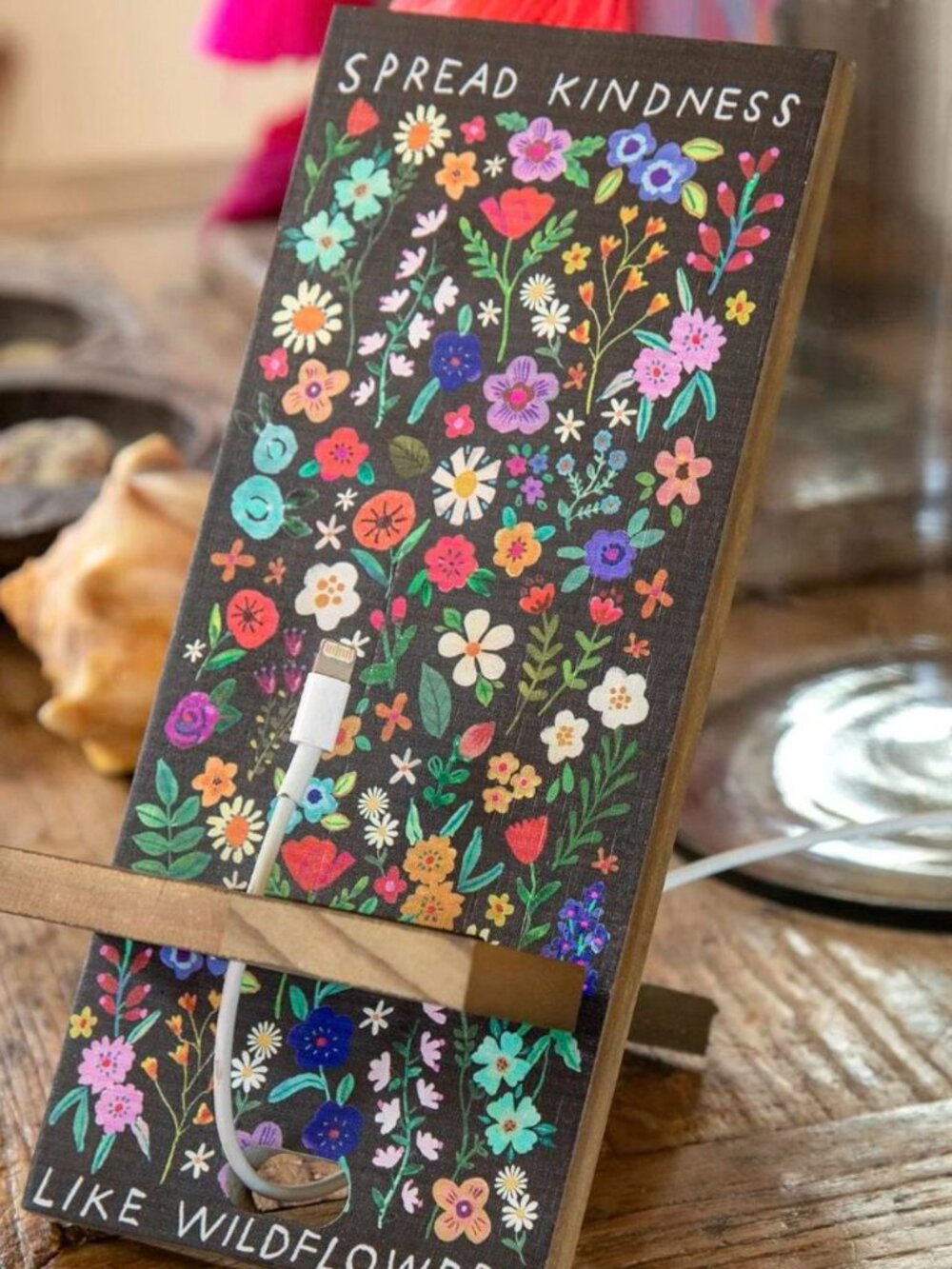 Natural Life Wooden Phone Stand